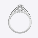 Radiant Cut 0.83 Carat  IGI Certified Lab Grown Diamond Women's Wedding Ring - Image 7