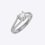 IGI Certified Lab Grown Diamond Womens Wedding Ring Round Cut 1.08 Carat - Image 7