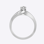 IGI Certified Lab Grown Diamond Womens Wedding Ring Round Cut 0.78 Carat - Image 8