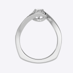 IGI Certified Lab Grown Diamond Womens Wedding Ring Round Cut 0.63 Carat - Image 8