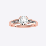 Round Cut 1.56 Carat  IGI Certified Lab Grown Diamond Women's Wedding Ring - Image 9