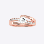 IGI Certified Lab Grown Diamond Womens Wedding Ring Round Cut 0.73 Carat - Image 9