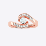 IGI Certified Lab Grown Diamond Womens Wedding Ring Round Cut 0.63 Carat - Image 9