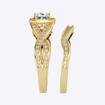 Princess Cut 0.95 Carat IGI Certified Lab Grown Diamond Women’s Wedding Ring - Image 2