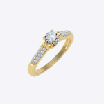 Round Cut 1.09 Carat IGI Certified Lab Grown Diamond Women’s Wedding Ring - Image 2