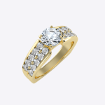 Round Cut 1.41 Carat IGI Certified Lab Grown Diamond Women’s Wedding Ring - Image 2