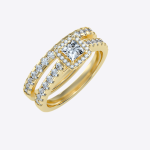 Princess Cut 1.37 Carat IGI Certified Lab Grown Diamond Women’s Wedding Ring - Image 3