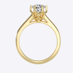 IGI Certified Lab Grown Diamond Womens Wedding Ring Round Cut 1.33 Carat - Image 4