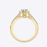 Round Cut 1.09 Carat IGI Certified Lab Grown Diamond Women’s Wedding Ring - Image 4