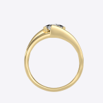 IGI Certified Lab Grown Diamond Womens Wedding Ring Princess Cut 0.77 Carat - Image 4