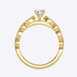 IGI Certified Lab Grown Diamond Womens Wedding Ring Round Cut 0.67 Carat - Image 4