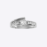 IGI Certified Lab Grown Diamond Womens Wedding Ring Princess Cut 0.77 Carat - Image 5