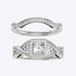Princess Cut 0.95 Carat IGI Certified Lab Grown Diamond Women’s Wedding Ring - Image 5