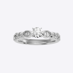 IGI Certified Lab Grown Diamond Womens Wedding Ring Round Cut 0.67 Carat - Image 5