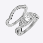 Princess Cut 0.95 Carat IGI Certified Lab Grown Diamond Women’s Wedding Ring - Image 6