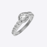 Round Cut 1.69 Carat IGI Certified Lab Grown Diamond Women’s Wedding Ring - Image 2