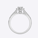 Round Cut 1.09 Carat IGI Certified Lab Grown Diamond Women’s Wedding Ring - Image 8