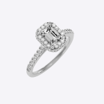 IGI Certified Lab Grown Diamond Womens Wedding Ring Emerald  Cut 1.44 Carat - Image 8