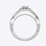 Princess Cut 0.95 Carat IGI Certified Lab Grown Diamond Women’s Wedding Ring - Image 8