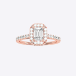 IGI Certified Lab Grown Diamond Womens Wedding Ring Emerald  Cut 1.44 Carat - Image 9