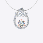 Stunning Lab Grown Diamond Gold Pendant