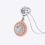 Unique Designer Pendant Lab Grown Diamond Gold - Image 2