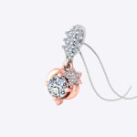 Aesthetic Pendant Gold Lab Grown Diamond - Image 2