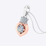 Classy Diamond Pendant Lab Grown Diamond Gold - Image 2