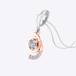 Beautiful Gold Lab Grown Diamond Pendant - Image 2