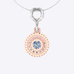 Unique Designer Pendant Lab Grown Diamond Gold - Image 4