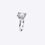 Women Emerald Cut Lab Grown Diamond IGI GIA Certified Ring - Image 4