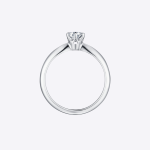 Engagement Gold Ring Round Cut 0.50 Carat IGI GIA Lab Grown Diamond - Image 6