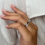 1.30 Carat Round Lab Grown Diamond Band Set - Image 3