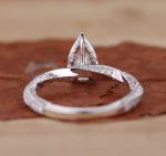 Solitaire with Accents Lab Grown Diamond Gold Ring - Image 3