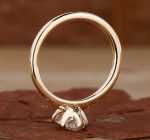 Marquise Cut Lab Grown Diamond Gold Ring - Image 5