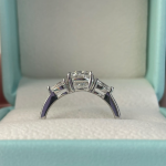 Oval Cut Three Stone Lab Grown Diamond Ring - Image 3