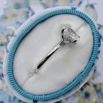 Oval Cut Halo Lab Grown Diamond Gold Ring - Image 3