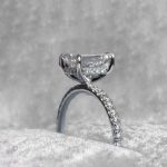 Emerald Cut Engagement Lab Grown Diamond Ring - Image 3