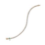 0.10 Ct Gemstone Lab Grown Diamond Tennis Bracelet