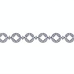 1.50 Carat Lab Grown Diamond White Gold Bracelet - Image 2