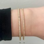 2 Carat Lab Grown Diamond Gold Bracelet - Image 4