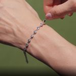 Beautiful Gemstone Lab Grown Diamond Tennis Bracelet - Image 4