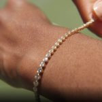 Round Ruby Lab Grown Diamond Gold Tennis Bracelet - Image 2