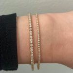 3 Carat Lab Grown Diamond Gold Bracelet - Image 4