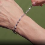 Beautiful Gemstone Lab Grown Diamond Tennis Bracelet - Image 3