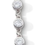 Beautiful Gemstone Lab Grown Diamond Tennis Bracelet - Image 2