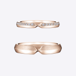 Beautiful Wedding Gold Lab Grown Diamond Band - Image 5
