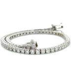 Round Cut Tennis Bracelet Lab Grown Diamond