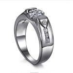 Round Lab Grown Diamond Men's Band - Image 2