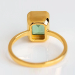 Green Emerald Gemstone Ring - Image 3